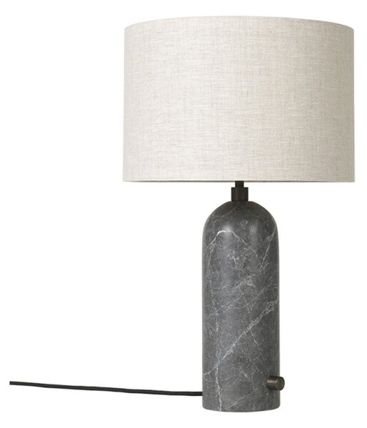 Stolové Lampa GUBI, stmievateľné, Béžová, Obývacia izba, Mramor