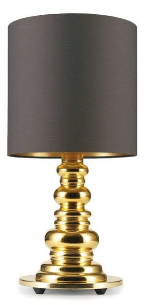 Stolové Lampa DESIGN BY US, Hnedá / Hrdzavá, Obývacia izba, Sklo