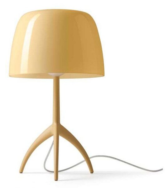 Stolové Lampa Foscarini, stmievateľné, Žltá, Hliník