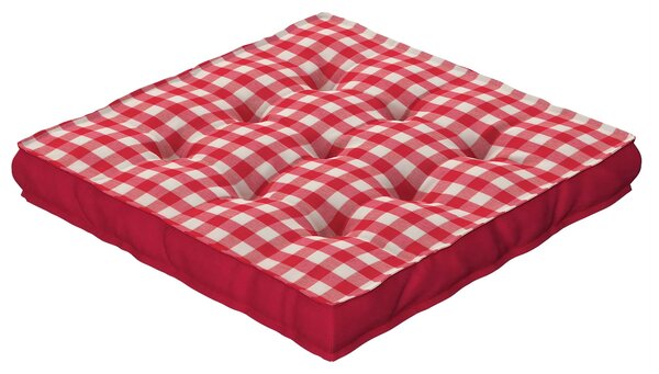 Sedák Kamil s úchytom farba produktu červená látka vzorované