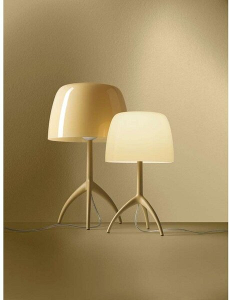 Stolové Lampa Foscarini, stmievateľné, Žltá, Hliník