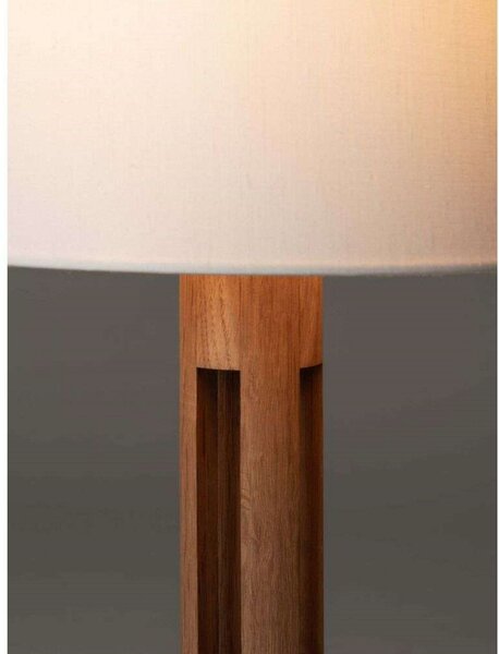 Stolové Lampa Santa & Cole, stmievateľné, Biela, Obývacia izba, Drevo
