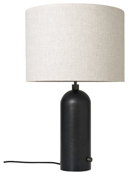 Stolové Lampa GUBI, stmievateľné, Čierna, Obývacia izba, Mramor