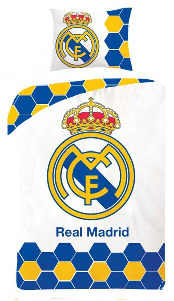 HALANTEX Obliečky Real Madrid Bavlna 140/200, 70/90 cm