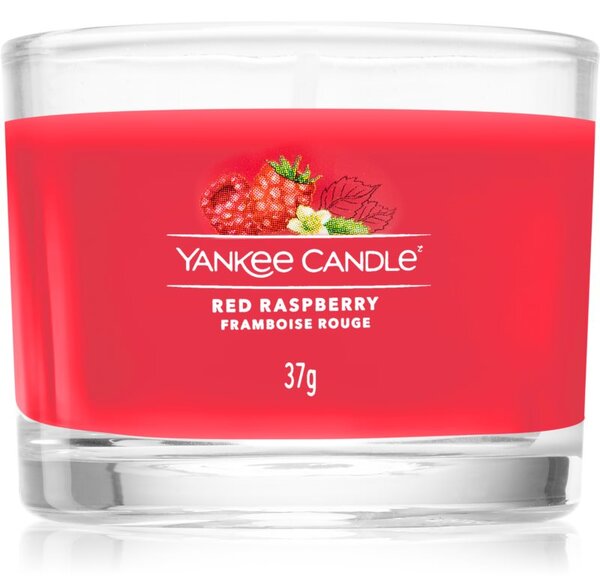Yankee Candle Red Raspberry votívna sviečka glass 37 g