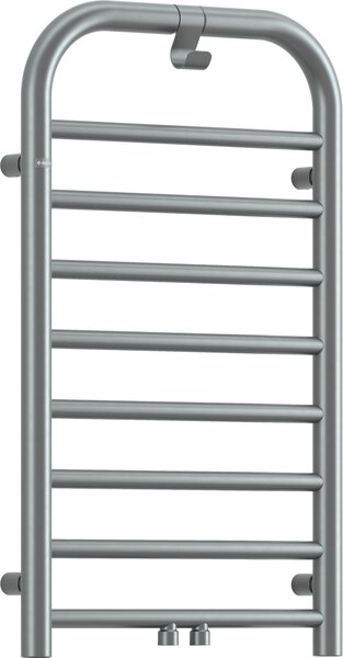 Deante Silia, kúpeľňový radiátor 500x850 mm, 335W, brúsená oceľ, DEA-AGI_FG31
