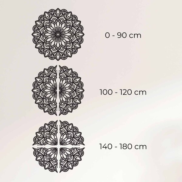 Drevená mandala Harmónia – Elegantná dekorácia na stenu | SENTOP HDF0252