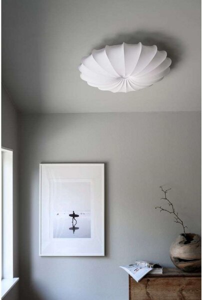 Stropné Lampa Watt & Veke, stmievateľné, Biela, Spálňa, Tkanina / Textil, Škandinávsky