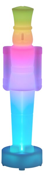 Vianočná stolná lampa biela vrátane LED stmievateľná a nabíjateľná RGBW-IC - Nutcracker