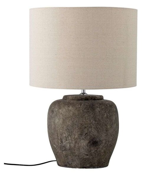 Stolové Lampa Bloomingville, Sivá, Obývacia izba, Kameň