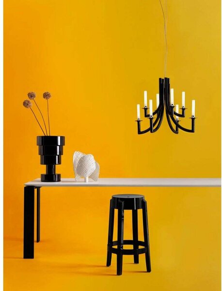 Stolové Lampa Kartell, Čierna, Obývacia izba, Plast