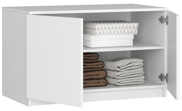 Ak furniture Nástavec na skriňu Star 90 cm biely