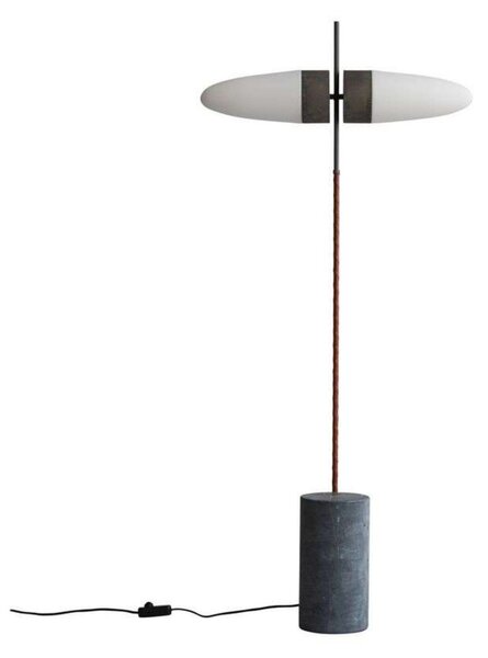 Stojacie Lampa 101 COPENHAGEN, Metalická, Obývacia izba, Sklo