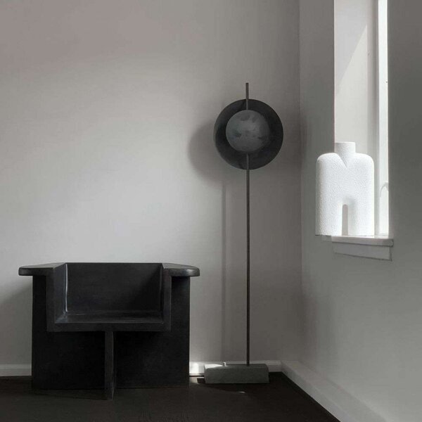 Stojacie Lampa 101 COPENHAGEN, stmievateľné, Metalická, Obývacia izba, Hliník