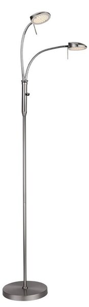 Stojacie Lampa Halo Design, stmievateľné, Metalická, Obývacia izba, Kov
