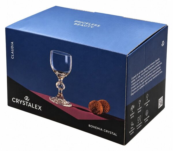 Crystalex poháre na likér Claudia 50 ml 6 ks