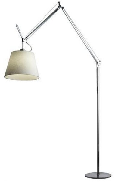 Stojacie Lampa Artemide, Béžová, Obývacia izba, Hliník