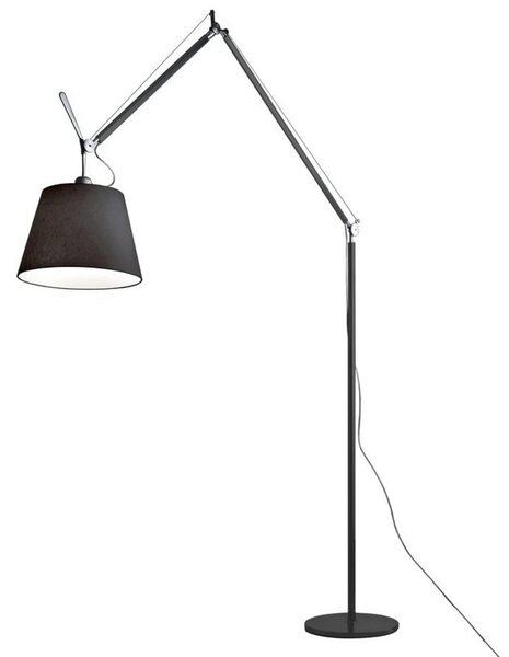 Stojacie Lampa Artemide, Čierna, Obývacia izba, Hliník