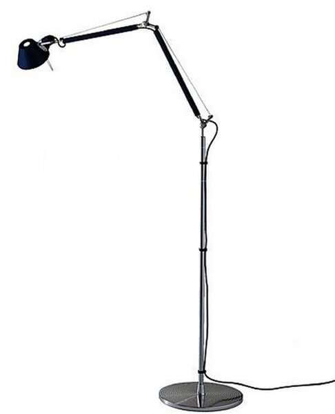 Stojacie Lampa Artemide, Čierna, Obývacia izba, Hliník