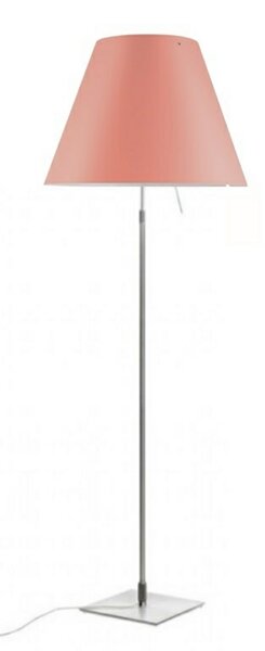 Stojacie Lampa Luceplan, Pudrová, Obývacia izba, Hliník