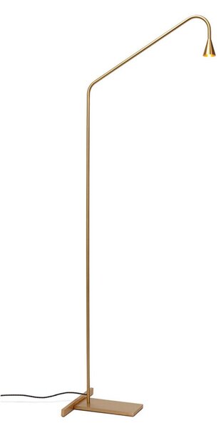 Stojacie Lampa Trizo21, Zlatá / Mosadz, Obývacia izba, Mosadz