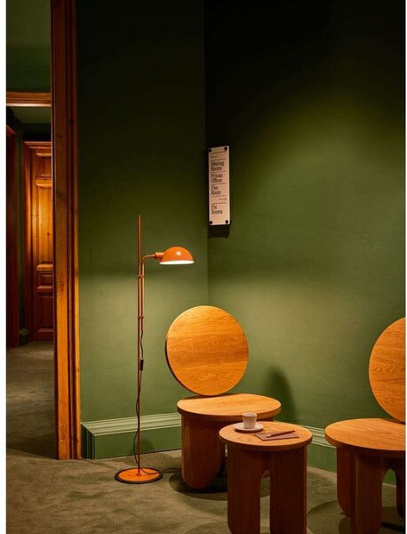 Stojacie Lampa MARSET, Hnedá / Hrdzavá, Obývacia izba, Kov