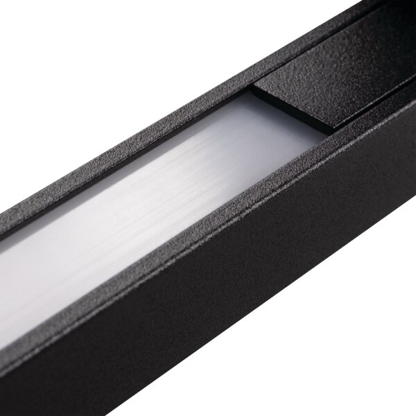 Kanlux 45870 - YALTE vonkajšie nástenné LED svietidlo LED/9W/230V 3000/4000/6500K IP54 čierne