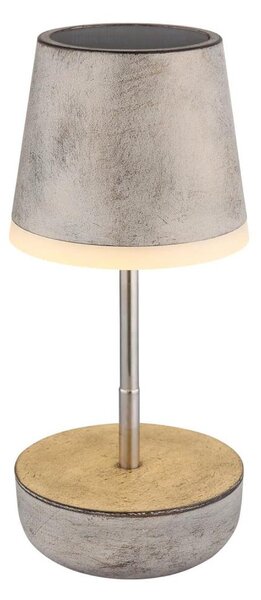 Globo 36638SA - LED Solárna lampa 10xLED/0,06W/3V IP44 šedá