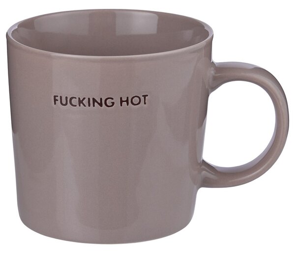 GOOD VIBES Hrnček "Fucking Hot" 400 ml - fialová