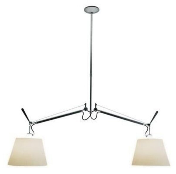 Závesné svietidlá Artemide, Béžová, Jedáleň, Hliník