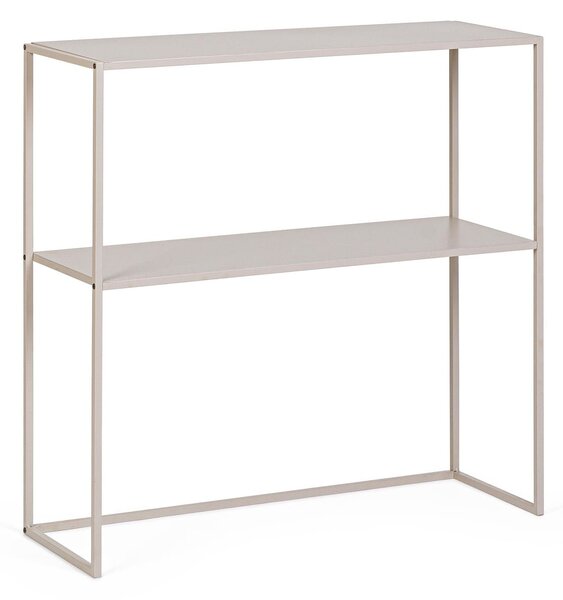 MUZZA Konzolový stolík 78 x 27 cm Qus béžový