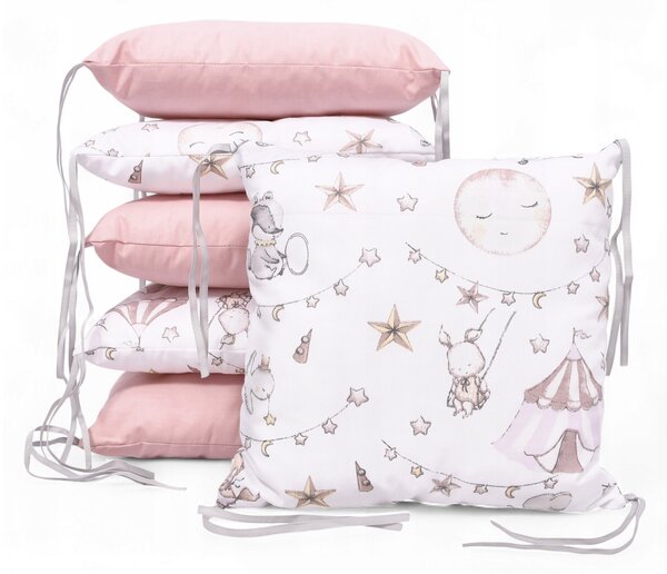 Vulpi Modulový vankúšový mantinel do postieľky Basic Pillow Farba: ježko