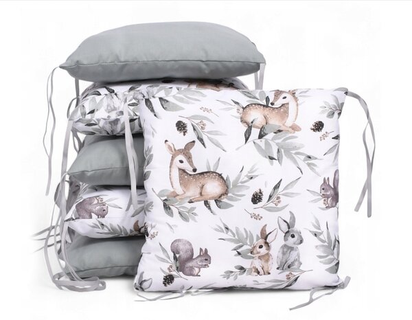 Vulpi Modulový vankúšový mantinel do postieľky Basic Pillow Farba: ježko