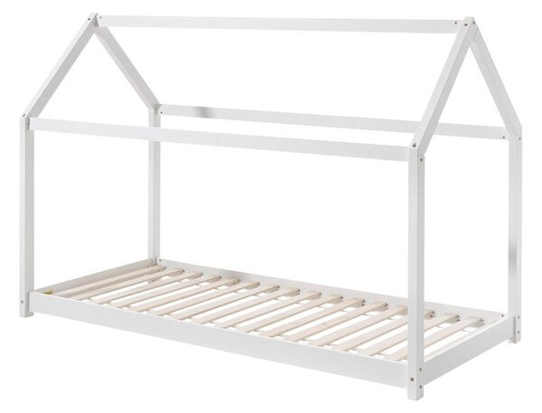 Biela detská domčeková posteľ Vipack Cabane, 90 x 200 cm