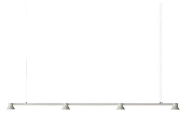 Závesné svietidlá Normann Copenhagen, stmievateľné, Sivá, Jedáleň, Hliník
