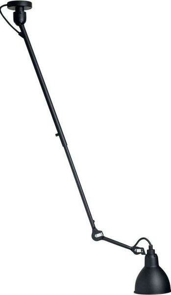 Stropné Lampa Lampe Gras, Čierna, Obývacia izba, Kov
