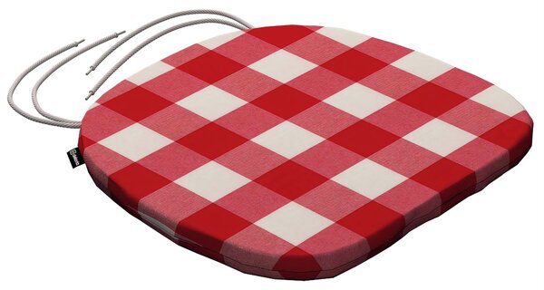 Sedák Boris farba produktu červená látka vzorované