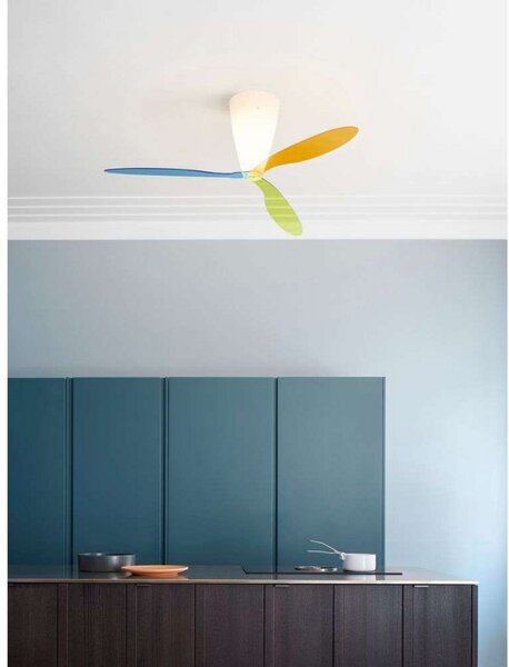Stropné Lampa Luceplan, stmievateľné, Viacfarebná, Plast