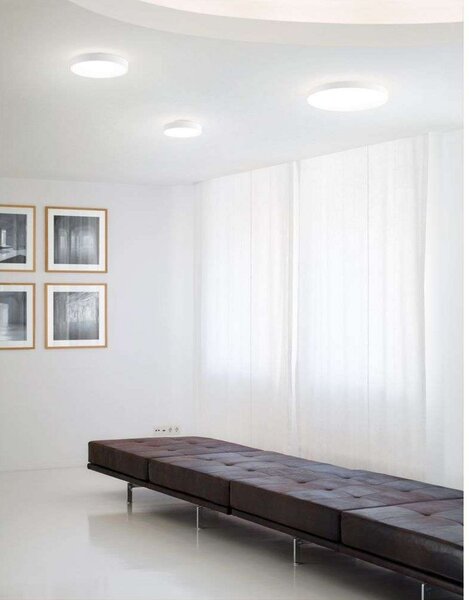 Stropné Lampa Serien Lighting, stmievateľné, Metalická, Obývacia izba, Hliník