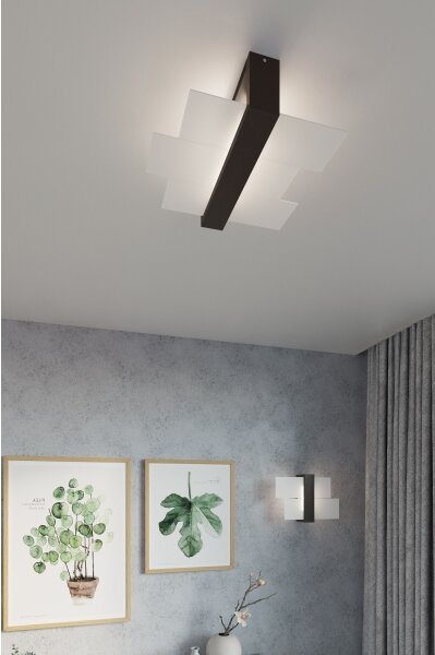 Brilagi - Stropné LED svietidlo HERA 2xE27/7,5W/230V wenge