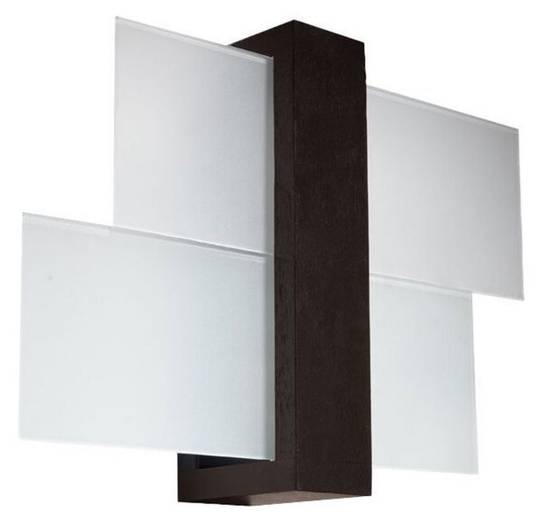 Brilagi - LED Nástenné svietidlo HERA 1xE27/7,5W/230V wenge