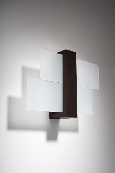 Brilagi - LED Nástenné svietidlo HERA 1xE27/7,5W/230V wenge