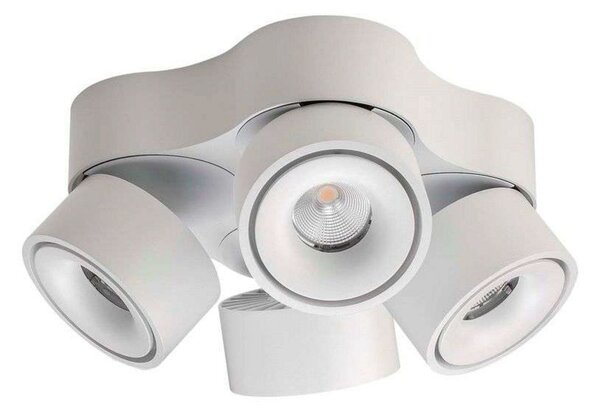 Stropné Lampa ANTIDARK, stmievateľné, Biela, Obývacia izba, Hliník