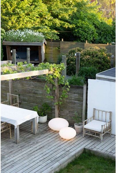 Vonkajšie Svietidlo CPH Lighting, Biela, Terasa, Plast