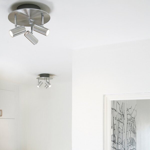 Cato Triospot Stropné Lampa Polished Brass