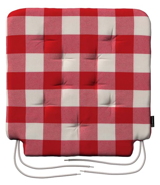 Sedák Oliver farba produktu červená látka vzorované
