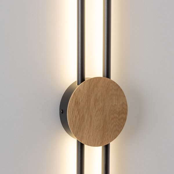 Brilagi - LED Nástenné svietidlo WOODY COLLINE LED/15W/230V 80 cm dub