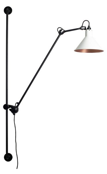 Nástenné Svietidlo Lampe Gras, Čierna, Obývacia izba, Kov, Industriálny