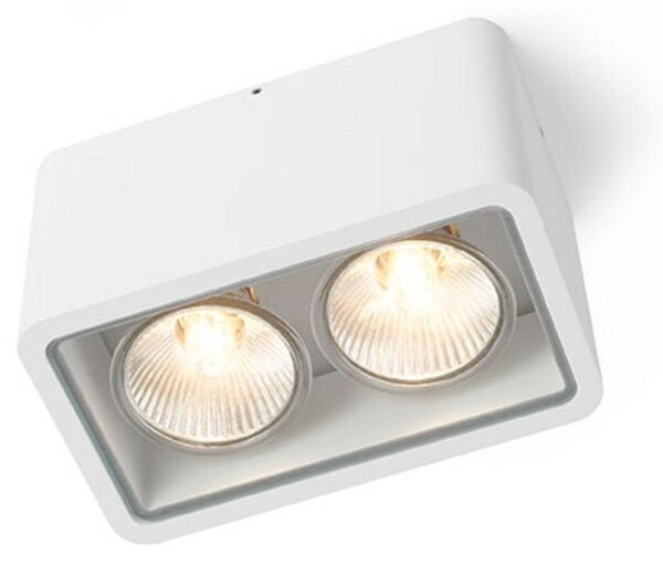 Stropné Lampa Trizo21, Biela, Obývacia izba, Hliník