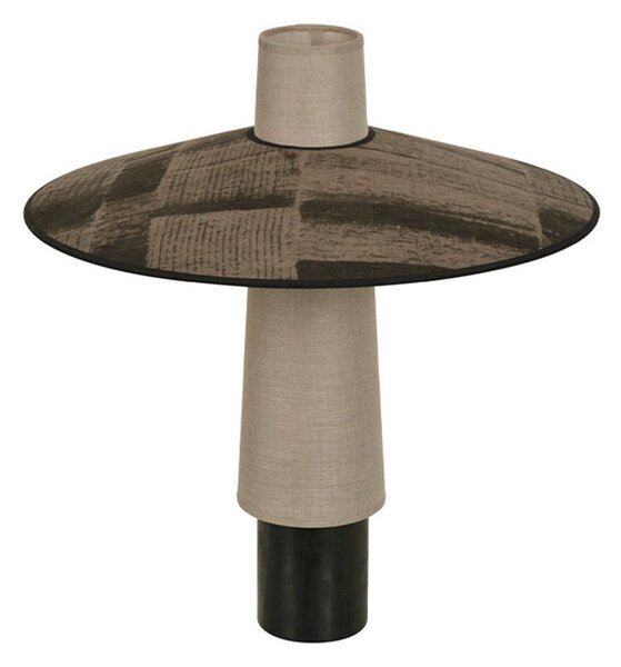 Stolové Lampa Forestier, Thésée, Sivá, Obývacia izba, Tkanina / Textil, Boho